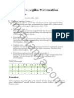 Rangkuman Logika Matematika PDF