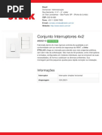 Interruptores 4x2 - 869210