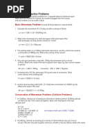 Momentum Practice Problems