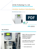 CBS Electrolyte Analyzer Introduction 2018