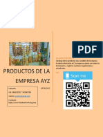 Catálogo productos naturales AYZ