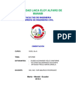 Informe de Cimentaciones