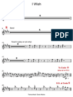 25 I Wish - Trumpet in BB PDF