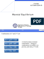 Material Equilibrium