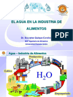 El Agua en La Industria Del Alimento