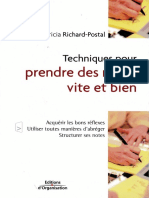 Techniques Pour Prendre Des Notes