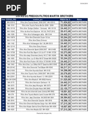 Martin Brothers | PDF | Introducciones de productos | Vehículos todo terreno