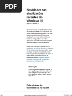 Área Transferência Windows 10