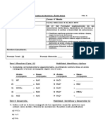 Prueba 4° Medio Ácido-Base