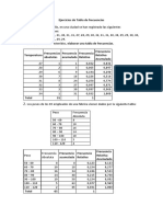 Ejercicios de Tabla de Frecuencias Resu