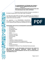 Convocatoria de Requisitos Adicionales Nivel Superior 2019 - BUAP