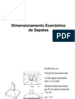 Dimensionamento de Sapatas