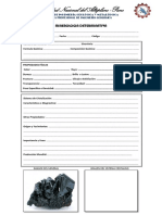 Mineral Determination Document Analysis