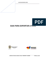 Guia para Exportar A Peru
