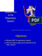 Assessment of The Respiratory System