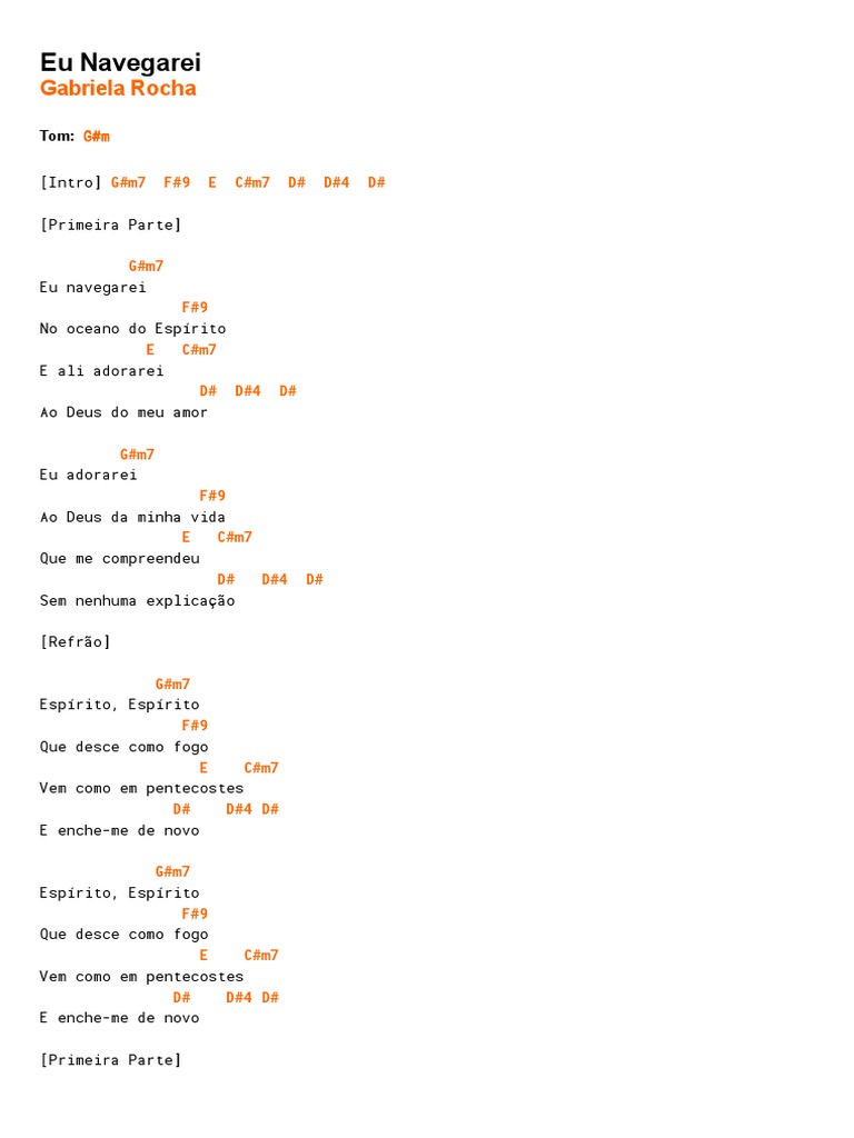 GAMEI EXALTASAMBA  Cifras simplificadas, Cifras de musicas, Cifras letras