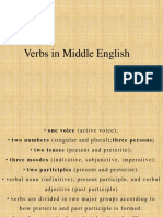 Verbs in Middle English
