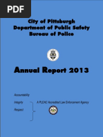 2013 Pittsburgh Police Department Annual Report