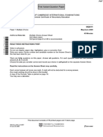 June 2009 (v1) QP - Paper 1 CIE Chemistry IGCSE