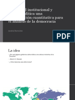 Capacidad Institucional y Cultura Política Una Aproximación Cuantitativa