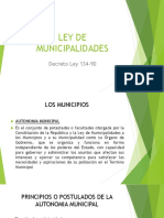 Diapositivas Ley de Municipalidades