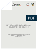 Ley de Coordinacion Fiscal 2018