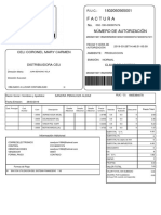 Factura: Celi Coronel Mary Carmen