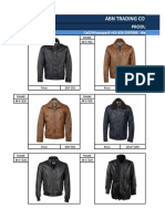 Wholesale Price List - Men's Genuine Leather Jackets & Coats 3