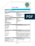 Material Safety Data Sheet: Version 2 Revision Date: 10.03.2018