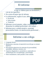 El Informe Psicologico