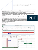 Formulas en Excel