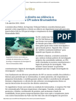 ConJur - Engenheiros Poderão Ficar Em Silêncio Na CPI Sobre Brumadinho