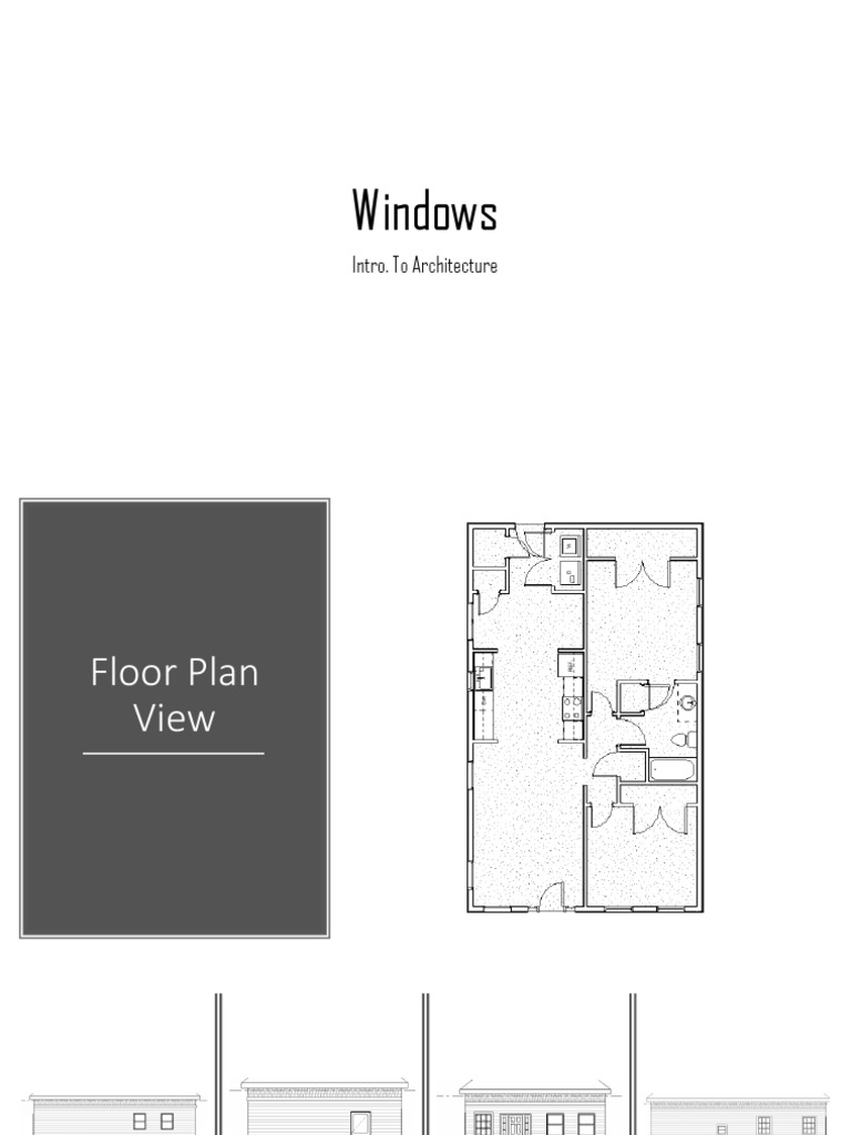 Windows Architecture Floor Plans & Views | PDF