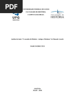 Hannah Arendt Entre o Passado e o Futuro