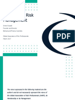 Behavioural Risk Management