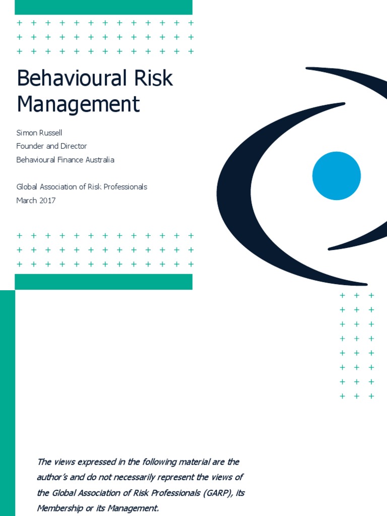Behavioural Risk Management | PDF | Behavioral Economics | Risk