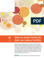 How To Avoid Chemicals That Can Reduce Fertility