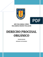 Derecho Procesal Orgánico - Hector Oberg y Macarena Manso