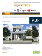 Plano de Casa Con 5 Metros de Frente - Planos de Casas, Modelos de Casas e Mansiones e Fachadas de Casas