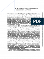 French Studies Volume Xxxiv Issue 4 1980 [Doi 10.1093_fs_xxxiv.4.422] Greene, Robert w. -- Fluency, Muteness and Commitment in Camus's La Peste (2)