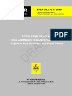 SPLN D3.033 - 1 - Peralatan Switching Pada Jaringan TM - Pole Mounted LBS-tanggapan Unit Dan Sounding Market-REV2