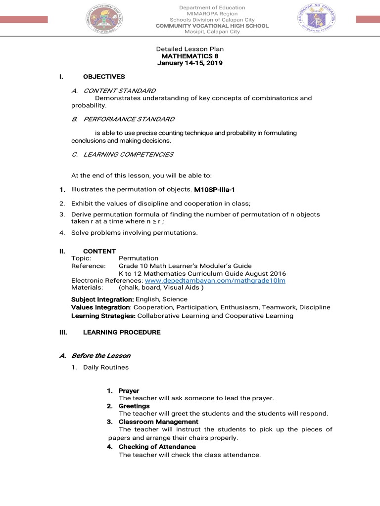 A.Contentstandard: Www. Depedt Ambayan. Com/mat HGR Ade10l M | PDF