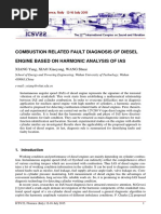 Combustion Related Fault Diagnosis of Diesel Engine Based On Harmonic Analysis of Ias