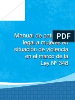 MANUAL DE PATROCINIO LEGAL A MUJERES EN SITUACIÓN DE VIOLENCIA