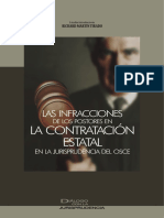 15 Las Infracciones de Los Postores en La Contratacion Estatal en La Jurisprudencia Del OSCE