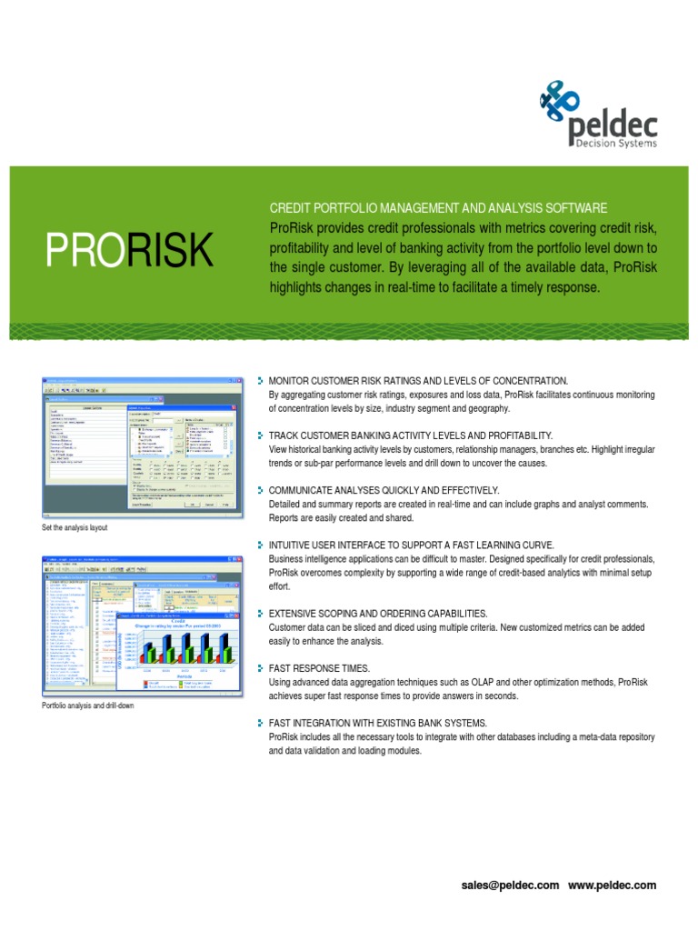 ProRisk Datasheet | PDF | Business Intelligence | Computing