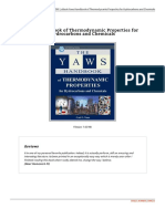 Yaws Handbook of Thermodynamic Properties For Hy
