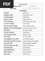 Pai-Nosso e Ave-Maria em Tupi Antigo