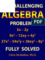 Challenging Algebra Problems Fully Solved IIT JEE Foundation Chris McMullen 50 Challenging Algebra Problems Fully Solved Chris McMullen Improve Your Math Fluency Zishka Publishin