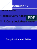 Carry Look A Head Adder